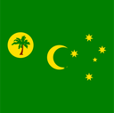 The Flag of Cocos (Keeling) Islands Square
