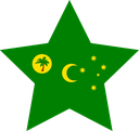 The Flag of Cocos (Keeling) Islands Star