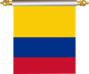 The Flag of Colombia Hanging Banner IV