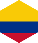 The Flag of Colombia Hexagon II