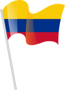 The Flag of Colombia Pole Flag I