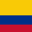The Flag of Colombia Square