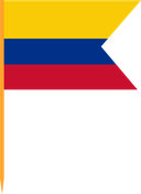 The Flag of Colombia V Cut
