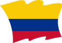 The Flag of Colombia Wavy II