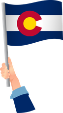 The Flag of Colorado Handheld