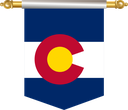 The Flag of Colorado Hanging Banner II