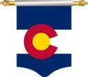 The Flag of Colorado Hanging Banner I