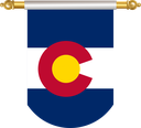 The Flag of Colorado Hanging Banner III