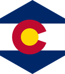 The Flag of Colorado Hexagon II