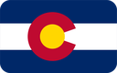 The Flag of Colorado Rounded Rectangle