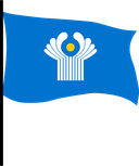 The Flag of Commonwealth of Independent States Pole Flag III