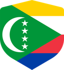 The Flag of Comoros Shielded I