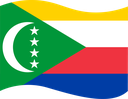 The Flag of Comoros Wavy I