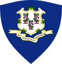 The Flag of Connecticut Shielded II