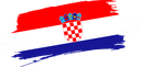The Flag of Croatia Brushed