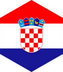 The Flag of Croatia Hexagon II