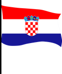 The Flag of Croatia Pole Flag III