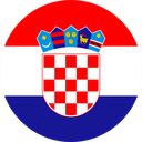The Flag of Croatia Round