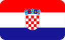 The Flag of Croatia Rounded Rectangle