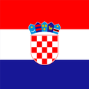 The Flag of Croatia Square