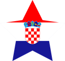 The Flag of Croatia Star