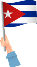 The Flag of Cuba Handheld