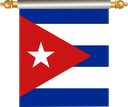 The Flag of Cuba Hanging Banner IV