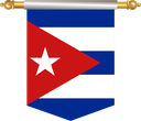 The Flag of Cuba Hanging Banner III