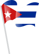The Flag of Cuba Pole Flag I