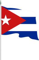 The Flag of Cuba Pole Flag II