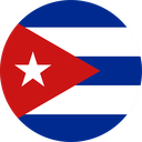 The Flag of Cuba Round