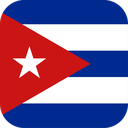The Flag of Cuba Rounded Square