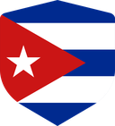 The Flag of Cuba Shielded I
