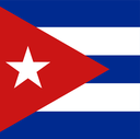 The Flag of Cuba Square