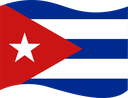 The Flag of Cuba Wavy I