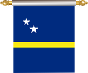 The Flag of Curacao Hanging Banner IV
