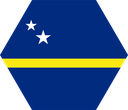 The Flag of Curacao Hexagon I