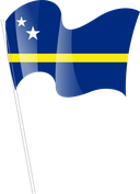 The Flag of Curacao Pole Flag I