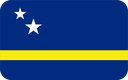 The Flag of Curacao Rounded Rectangle