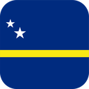The Flag of Curacao Rounded Square