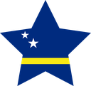 The Flag of Curacao Star