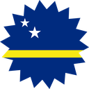 The Flag of Curacao Star Burst