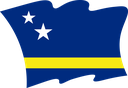 The Flag of Curacao Wavy II