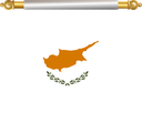 The Flag of Cyprus Hanging Banner I
