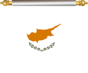 The Flag of Cyprus Hanging Banner IV