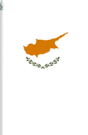The Flag of Cyprus Pole Flag II