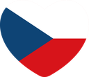 The Flag of Czech Republic Heart