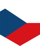 The Flag of Czech Republic Hexagon II