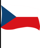 The Flag of Czech Republic Pole Flag III