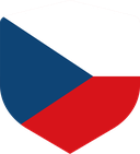 The Flag of Czech Republic Shielded I